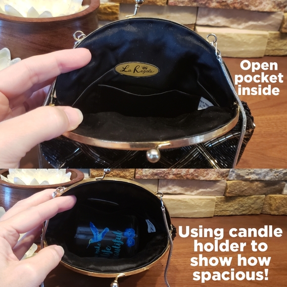 **SALE** Vintage Beaded Cocktail Bag...elegant! - Picture 2 of 8